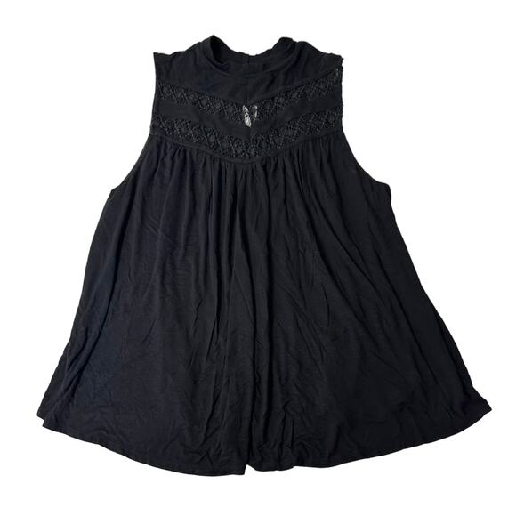 APT. 9 Black Lace Sleeveless Blouse Large - Picture 5 of 7